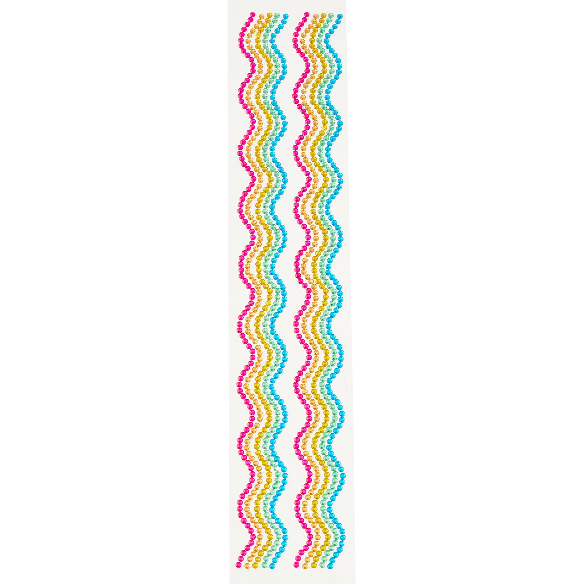 Rainbow Wave Strip Bling Stickers by Recollections™